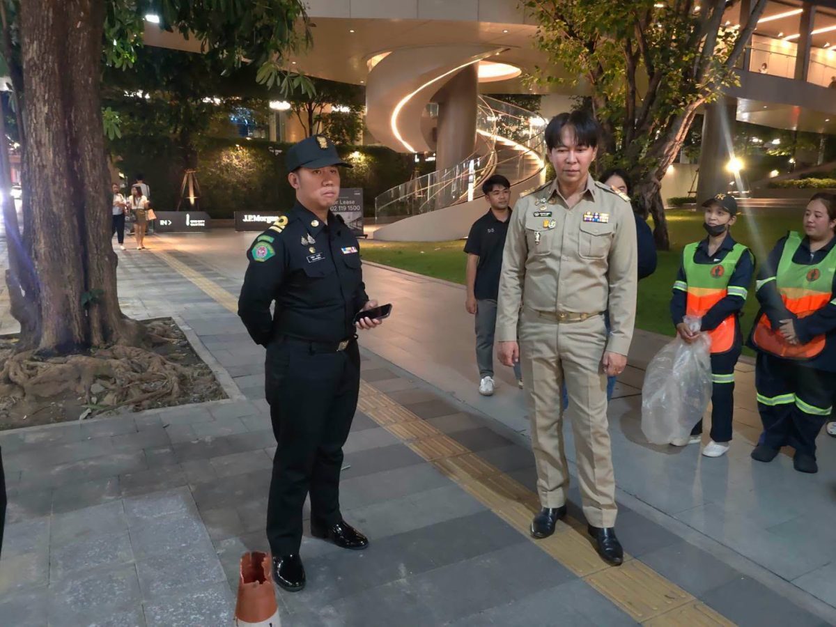 ซ่อมทางเท้าถนนเพลินจิตหน้า OCC One City Centre เสร็จ 20 ต.ค. เดินสะดวก