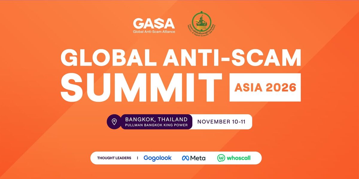 เปิดลงทะเบียนงาน Global Anti-Scam Summit Asia 2026 ที่กรุงเทพฯ ตลอด 2 วัน