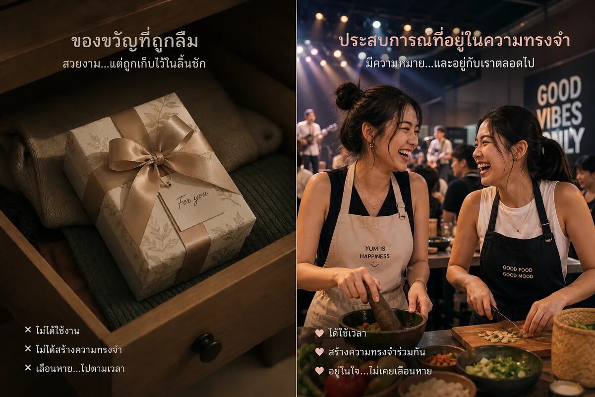 เจาะเทรนด์ของขวัญปี 2569: ทำไม Gen Z เลือกเปย์ประสบการณ์มากกว่าสิ่งของ