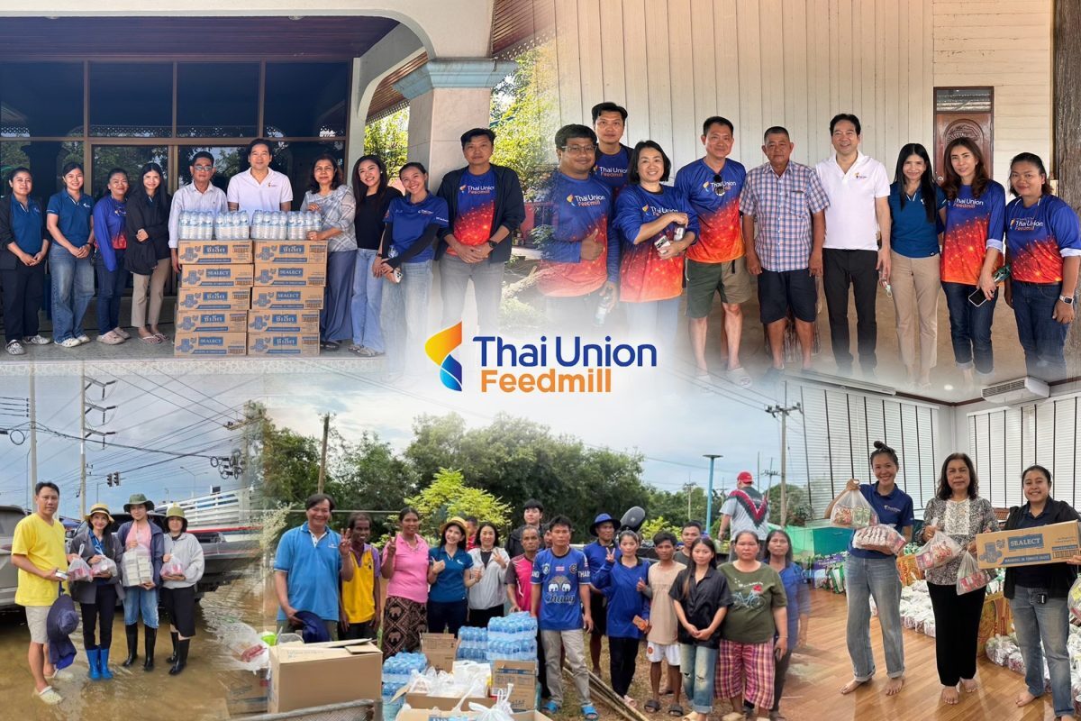 TFM ส่งอาหารกว่า 10,000 ชุด ช่วยเกษตรกรเพาะเลี้ยงสัตว์น้ำฝ่าน้ำท่วม